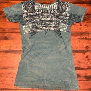Sinful Teal Graphic T-Shirt